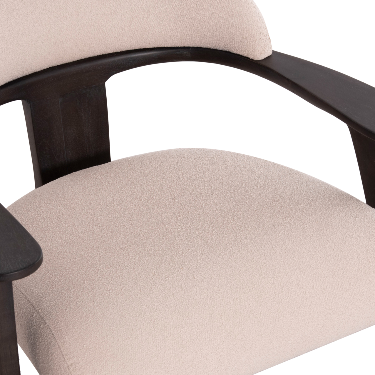 ΠΟΛΥΘΡΟΝΑ LOUNGE TRIAD SM9968 ΞΥΛΟ TEAK ΣΕ ΜΑΥΡΟ-ΕΚΡΟΥ ΥΦΑΣΜΑ 77×75,5×67Υεκ.