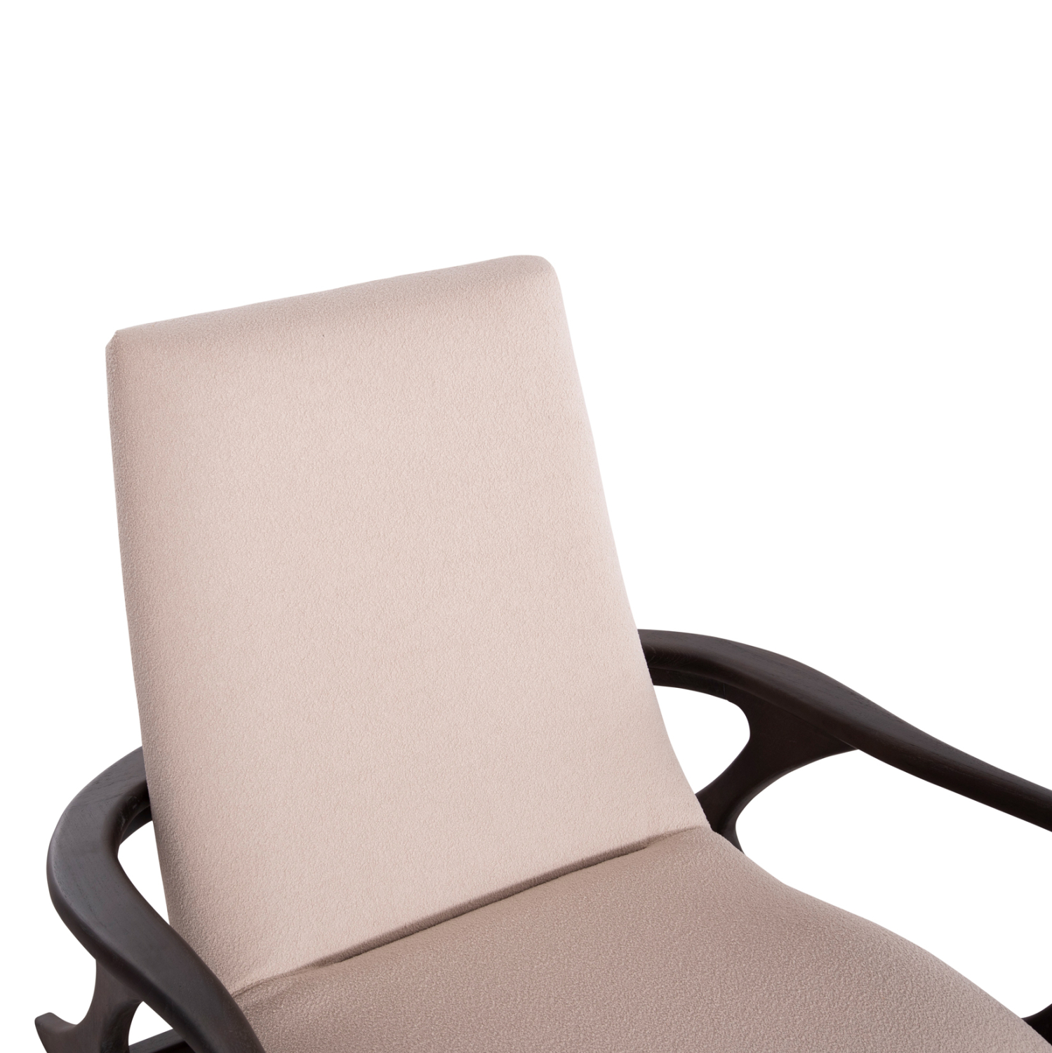ΠΟΛΥΘΡΟΝΑ LOUNGE ARYA SM9969 ΞΥΛΟ TEAK ΣΕ ΜΑΥΡΟ-ΕΚΡΟΥ ΜΠΟΥΚΛΕ ΥΦΑΣΜΑ 92x80x86Υεκ.
