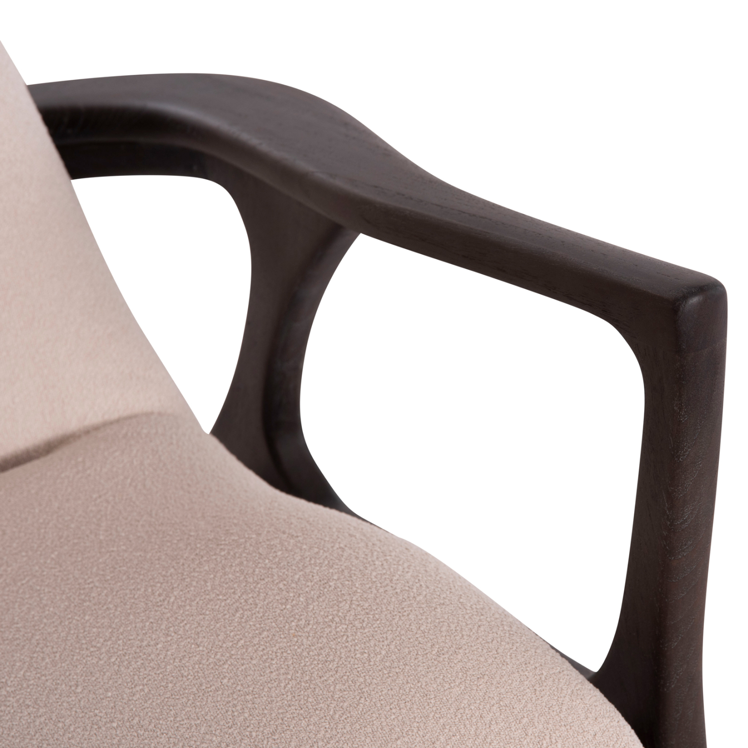ΠΟΛΥΘΡΟΝΑ LOUNGE ARYA SM9969 ΞΥΛΟ TEAK ΣΕ ΜΑΥΡΟ-ΕΚΡΟΥ ΜΠΟΥΚΛΕ ΥΦΑΣΜΑ 92x80x86Υεκ.