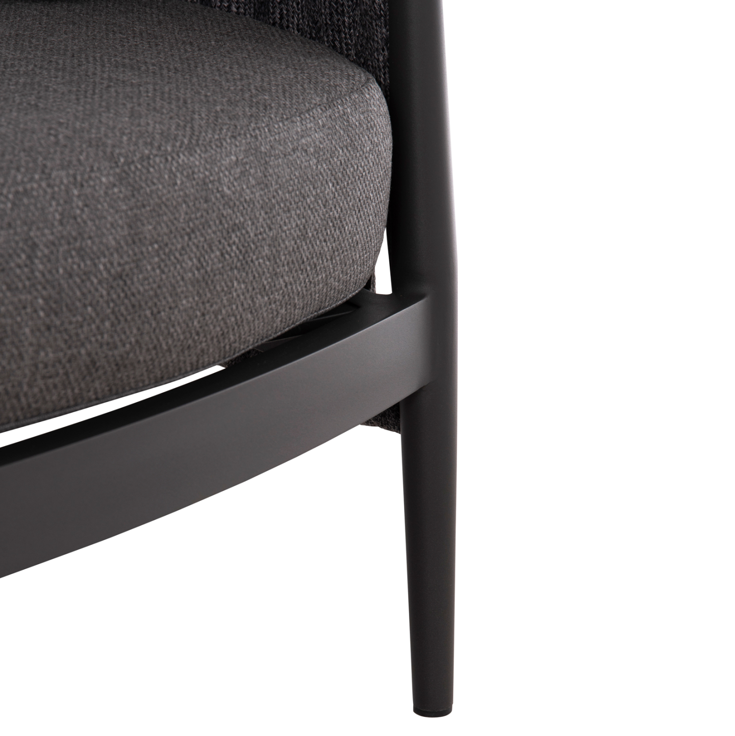 Daybed σειρά Polaris SM6215.01 Αλουμίνιο-Σχοινί-Olefin ύφασμα Ανθρακί 164x144x84Υεκ