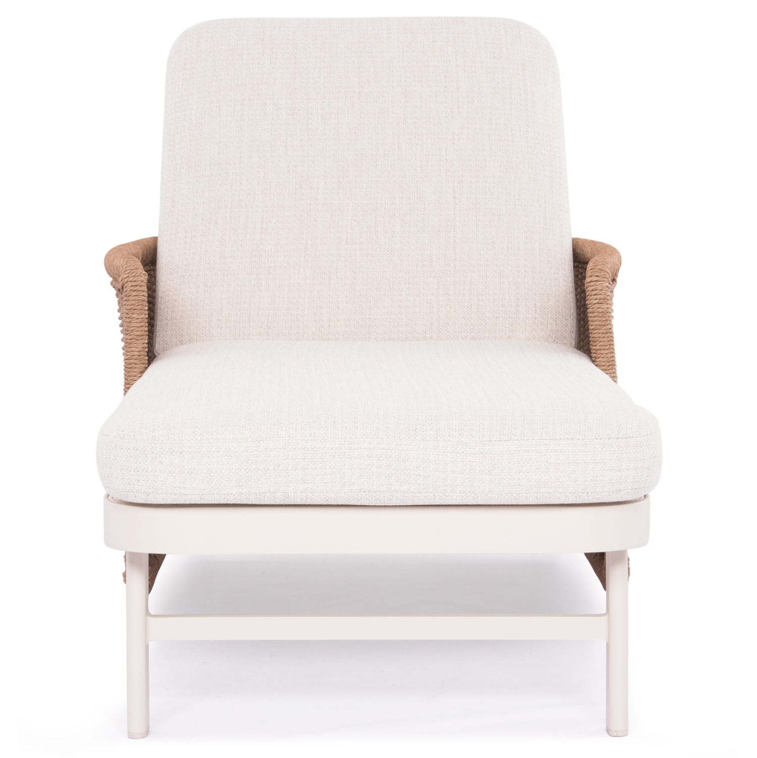 ΞΑΠΛΩΣΤΡΑ ΣΕΙΡΑ DESTINY SM6182 ΑΛΟΥΜΙΝΙΟ ΕΚΡΟΥ-ΜΠΕΖ WICKER & ΜΑΞΙΛΑΡΙΑ 205,5x86x58-104Υεκ.