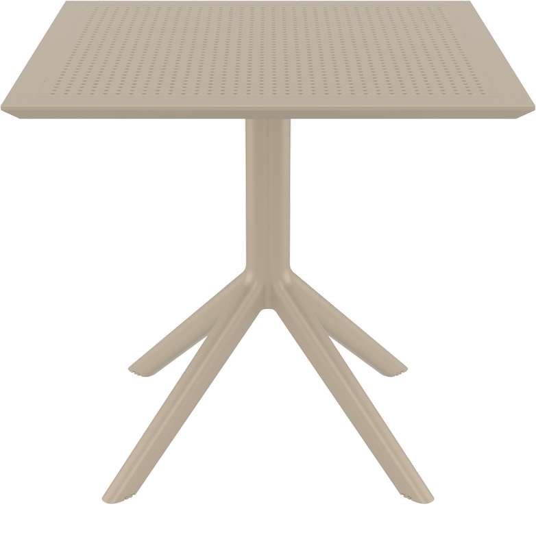 SKY TAUPE 80X80X74εκ. ΤΡΑΠΕΖΙ ΠΟΛ/ΝΙΟΥ