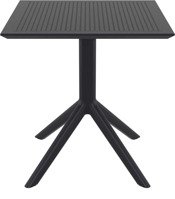 SKY BLACK 70X70X74εκ. ΤΡΑΠΕΖΙ ΠΟΛ/ΝΙΟΥ