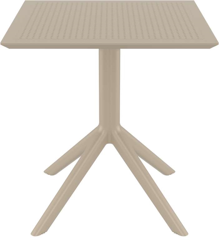 SKY TAUPE 70X70X74εκ. ΤΡΑΠΕΖΙ ΠΟΛ/ΝΙΟΥ