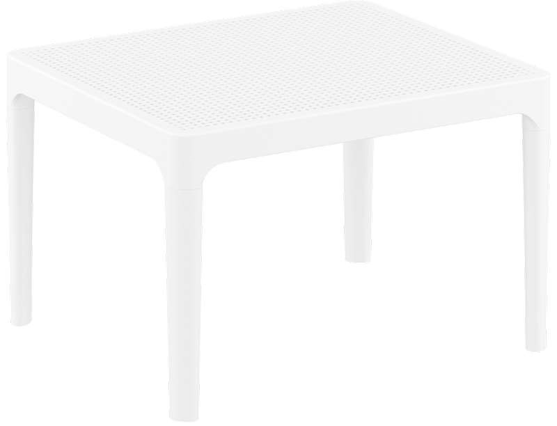 SKY WHITE 50Χ60Χ40εκ. ΤΡΑΠΕΖΙ ΠΟΛ/ΝΙΟΥ