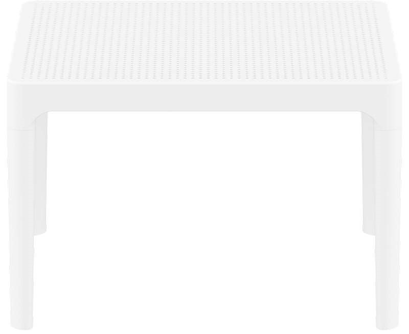 SKY WHITE 50Χ60Χ40εκ. ΤΡΑΠΕΖΙ ΠΟΛ/ΝΙΟΥ