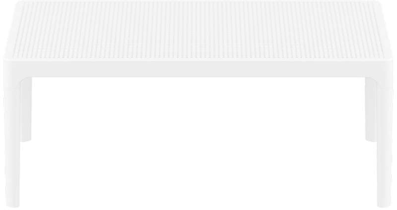 SKY WHITE 100Χ60Χ40εκ. ΤΡΑΠΕΖΙ ΠΟΛ/ΝΙΟΥ