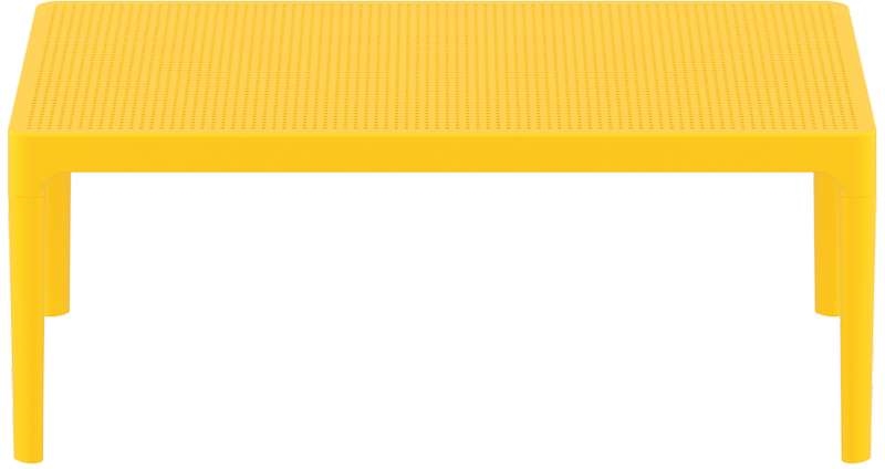 SKY YELLOW 100Χ60Χ40εκ. ΤΡΑΠΕΖΙ ΠΟΛ/ΝΙΟΥ