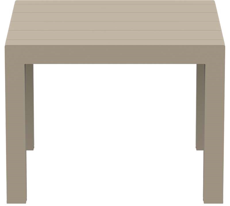 VEGAS TAUPE 100X100/140Χ75εκ. ΕΠΕΚΤ.ΤΡΑΠΕΖΙ ΠΟΛ/ΝΙΟΥ