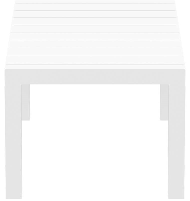VEGAS WHITE 100X180/220Χ75εκ. ΕΠΕΚΤ.ΤΡΑΠΕΖΙ ΠΟΛ/ΝΙΟΥ
