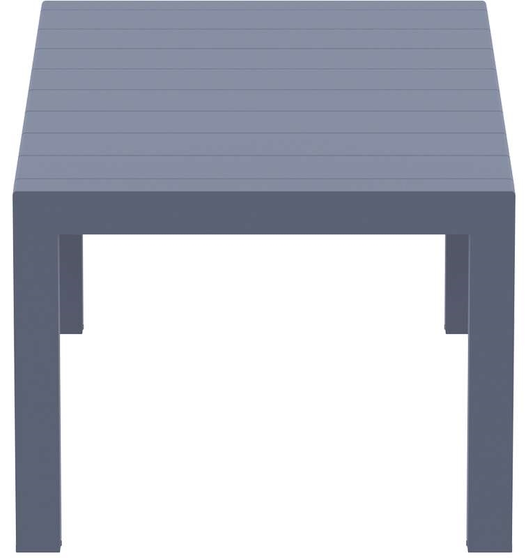 VEGAS DARK GREY 100X180/220Χ75εκ. ΕΠΕΚΤ.ΤΡΑΠΕΖΙ ΠΟΛ/ΝΙΟΥ