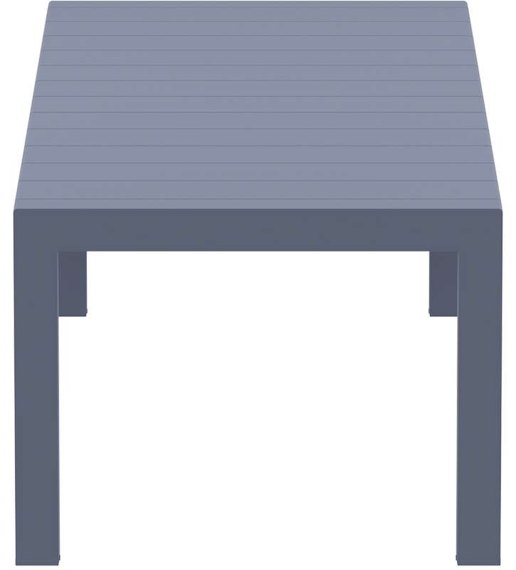 VEGAS DARK GREY 100X260/300Χ75εκ. ΕΠΕΚΤ.ΤΡΑΠΕΖΙ ΠΟΛ/ΝΙΟΥ