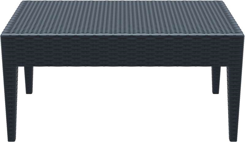 MIAMI DARK GREY ΤΡΑΠΕΖΙ 92Χ53Χ45εκ. ΠΟΛ/ΝΙΟΥ
