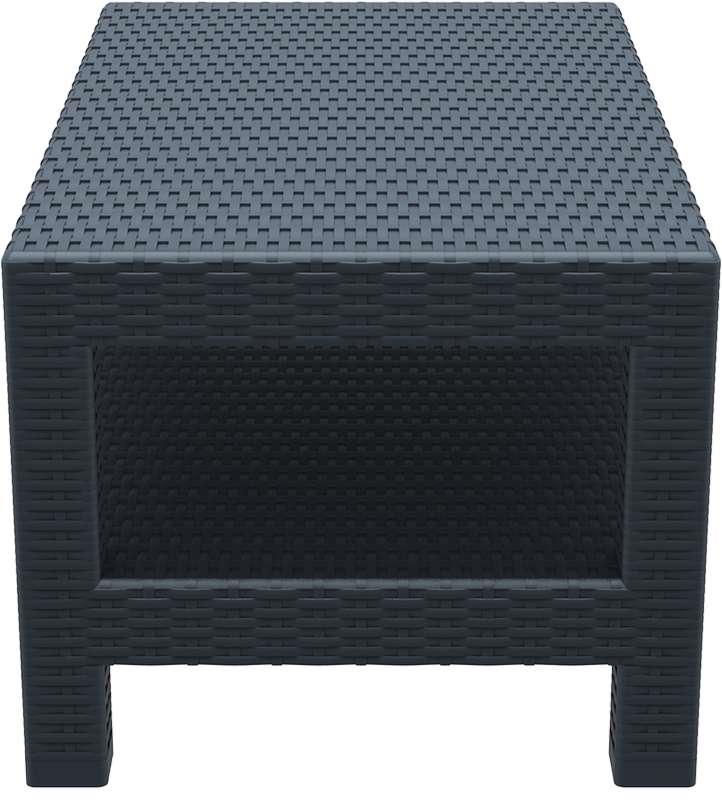 MONACO DARK GREY ΤΡΑΠΕΖΙ 92Χ57Χ45εκ. ΠΟΛ/ΝΙΟΥ