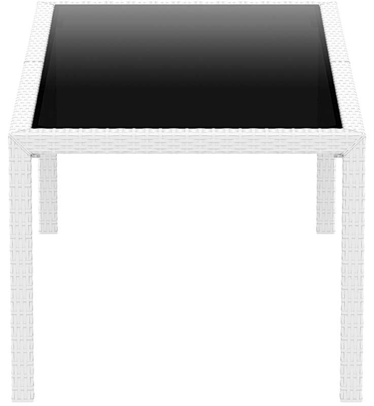 TAHITI WHITE 180Χ94Χ75εκ. ΤΡΑΠΕΖΙ ΜΕ ΤΖΑΜΙ ΠΟΛ/ΝΙΟΥ