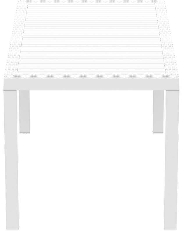 ORLANDO 140Χ80Χ75εκ. WHITE ΤΡΑΠΕΖΙ ΠΟΛ/ΝΙΟΥ