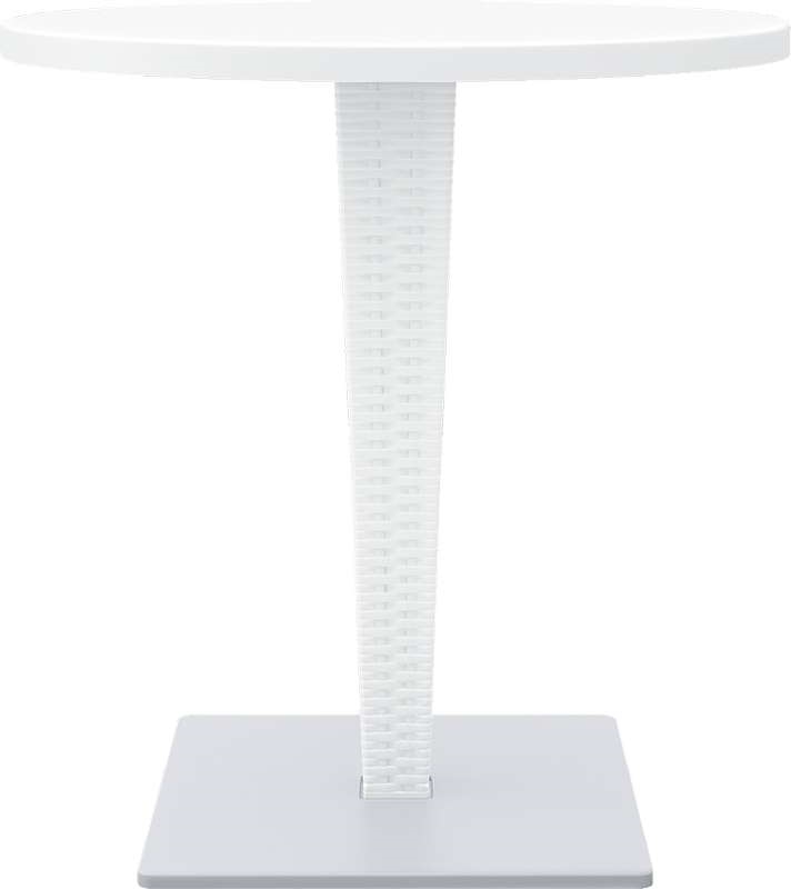 RIVA ΤΡΑΠΕΖΙ Φ70Χ74εκ. WHITE/BEPZAΛIT ΠΟΛ/ΝΙΟΥ