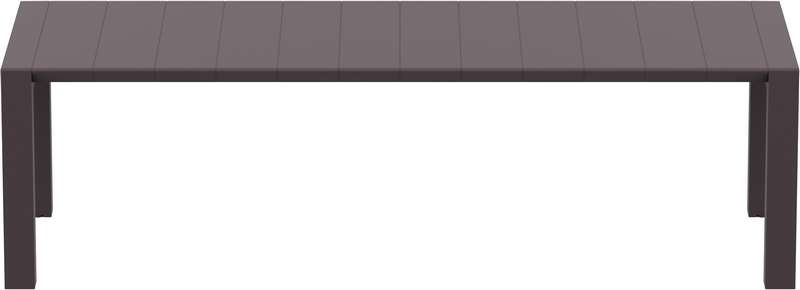VEGAS BROWN 100X260/300Χ75εκ. ΕΠΕΚΤ.ΤΡΑΠΕΖΙ