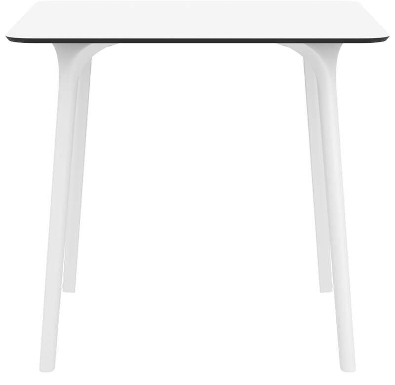 MAYA 80Χ80Χ75εκ. WHITE ΤΡΑΠΕΖΙ HPL LAMINATE
