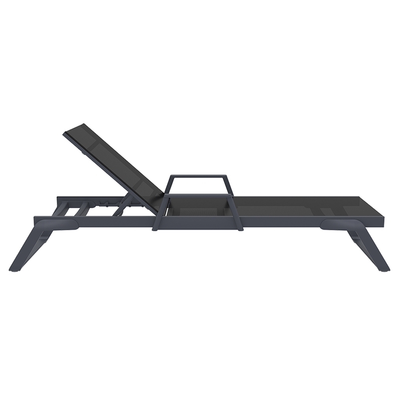 TROPIC ΞΑΠΛΩΣΤΡΑ ΜΕ ΜΠΡΑΤΣΑ DARK GREY/BLACK ΑΛΟΥΜ-ΠΟΛ/ΝΙΟΥ