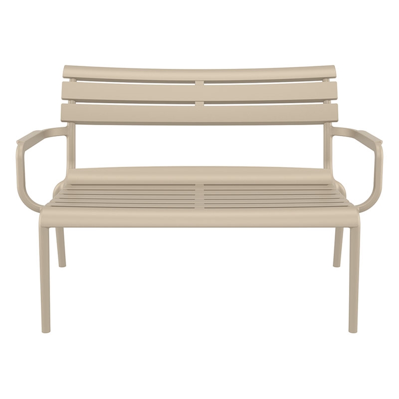 PARIS ΚΑΝΑΠΕΣ TAUPE 116X70X75εκ. ΠΟΛ/ΝΙΟΥ