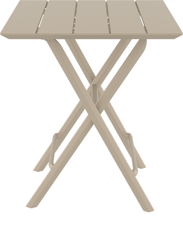 HELEN TAUPE 60Χ60X74εκ. ΤΡΑΠΕΖΙ ΠΤΥΣ/ΝΟ ΠΟΛ/ΝΙΟΥ