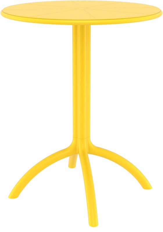 OCTOPUS Φ60Χ75εκ.YELLOW ΤΡΑΠΕΖΙ ΠΟΛ/ΝΙΟΥ