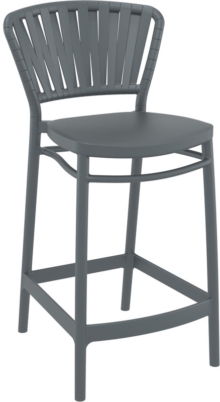 PORTOFINO 65εκ. ΣΚΑΜΠΟ DARK GREY ΠΟΛ/ΝΙΟΥ