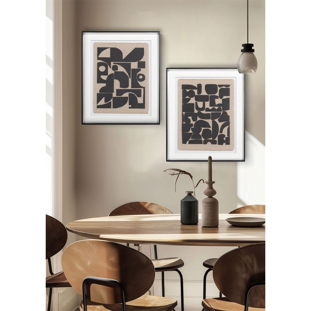 DO MORE ΠΙΝΑΚΑΣ ΔΙΑΚΟΣΜΗΣΗΣ 50x60x4 ΓΥΑΛΙ ΛΕΥΚΟ ΜΑΥΡΟ ΞΥΛΟ ΜΑΥΡΟ