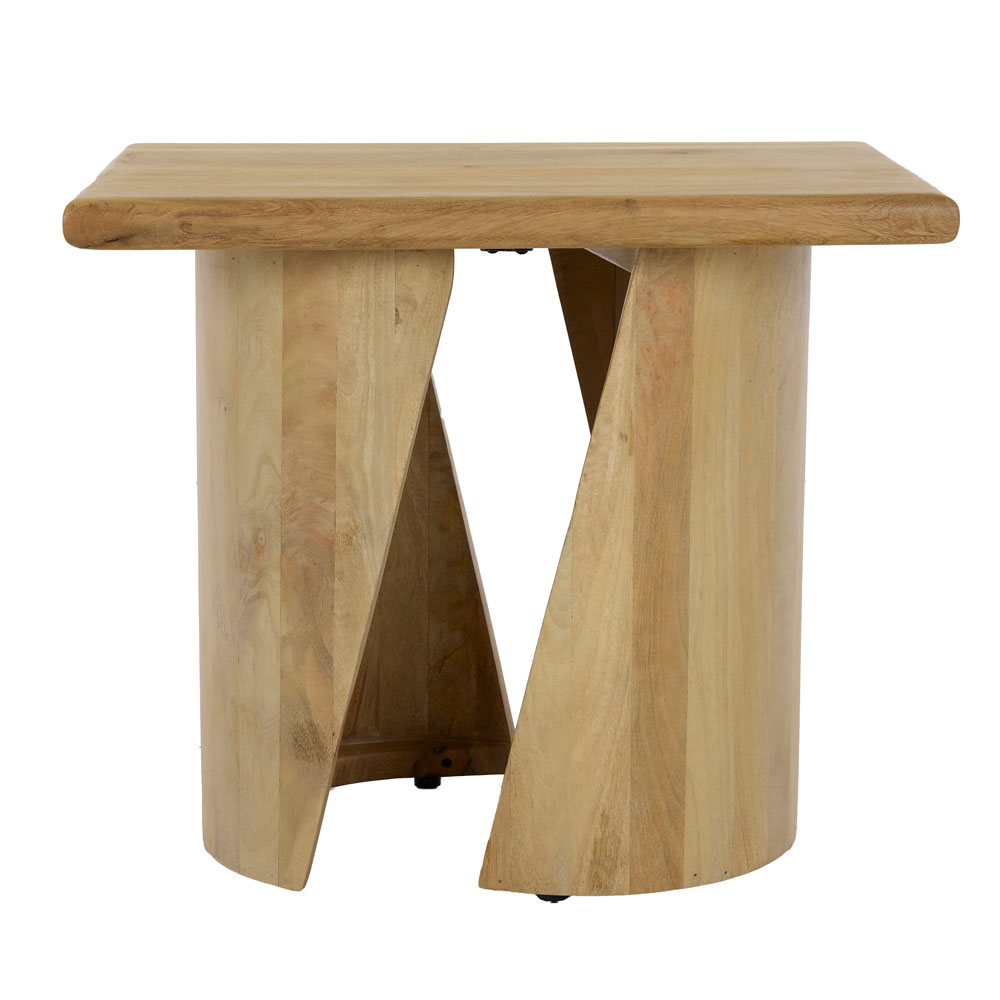 SPIRAL SIDE TABLE ΦΥΣΙΚΟ 62.5x45x52.5