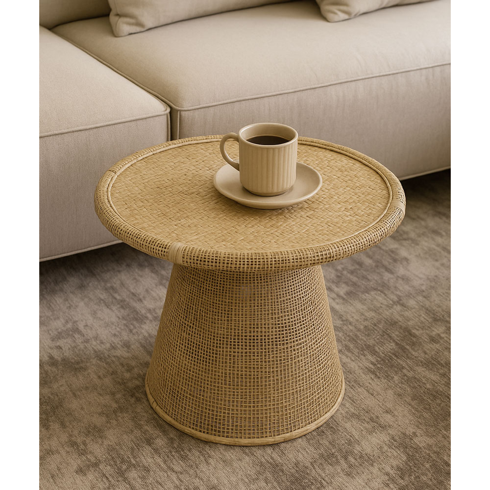 KAMIRA SIDE TABLE ΦΥΣΙΚΟ 59x59x49.5