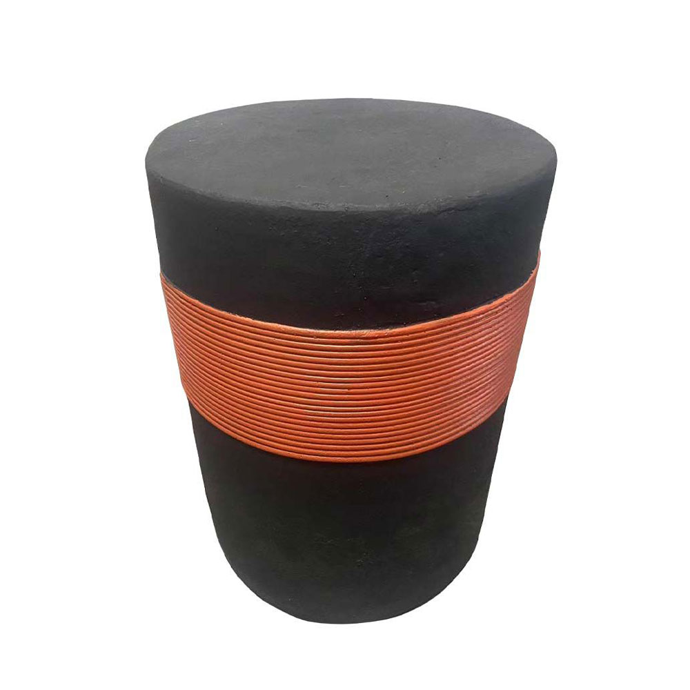 BELT SIDE TABLE ΜΑΥΡΟ ΚΑΦΕ 38.5×38.5×52