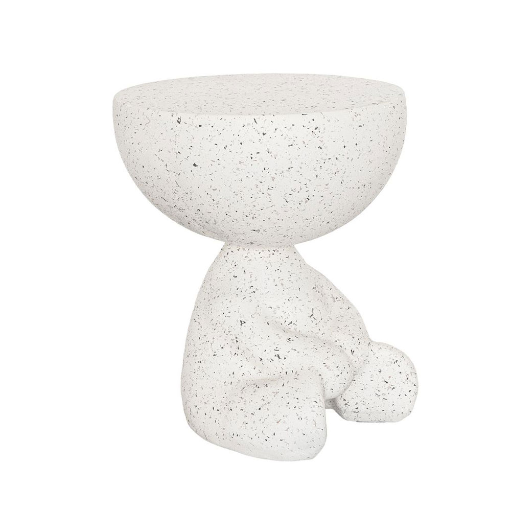 BEAR SIDE TABLE TERRAZZO 38x38x43cm
