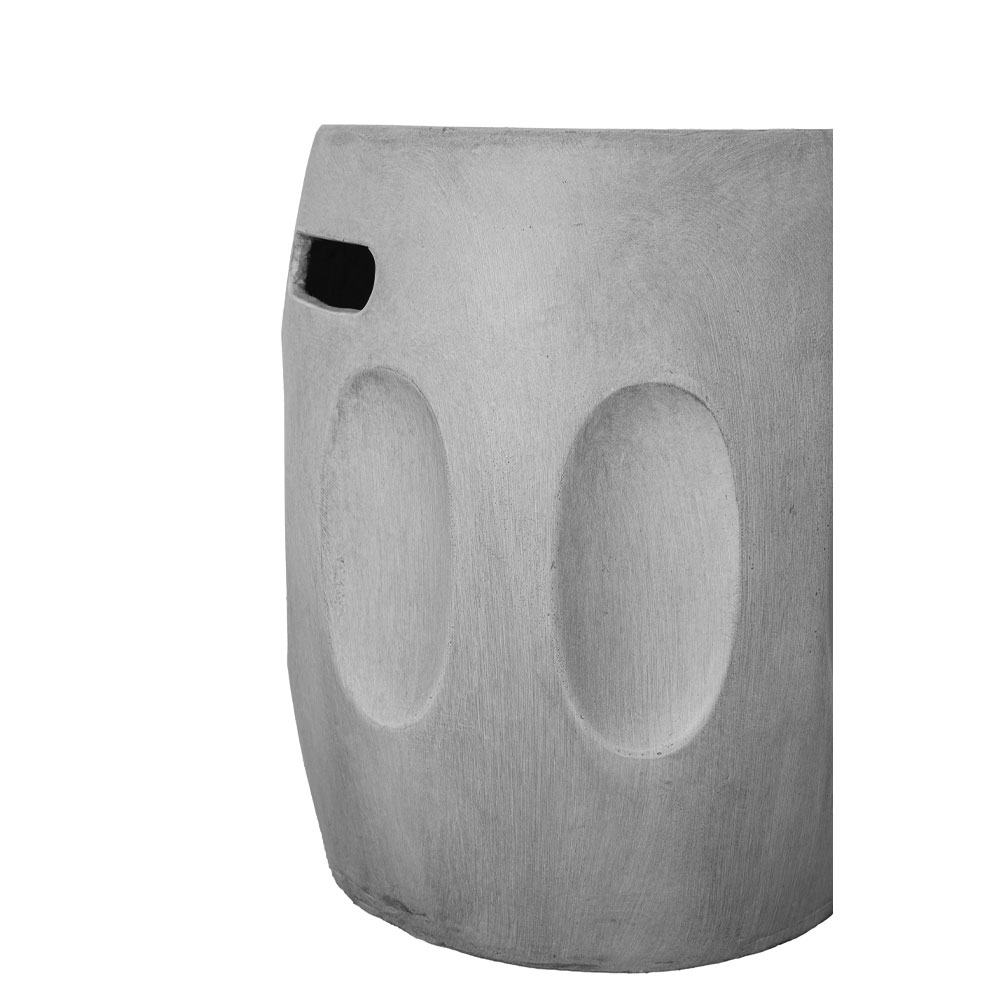 AFRICA SIDE TABLE ΓΚΡΙ 38x38x47