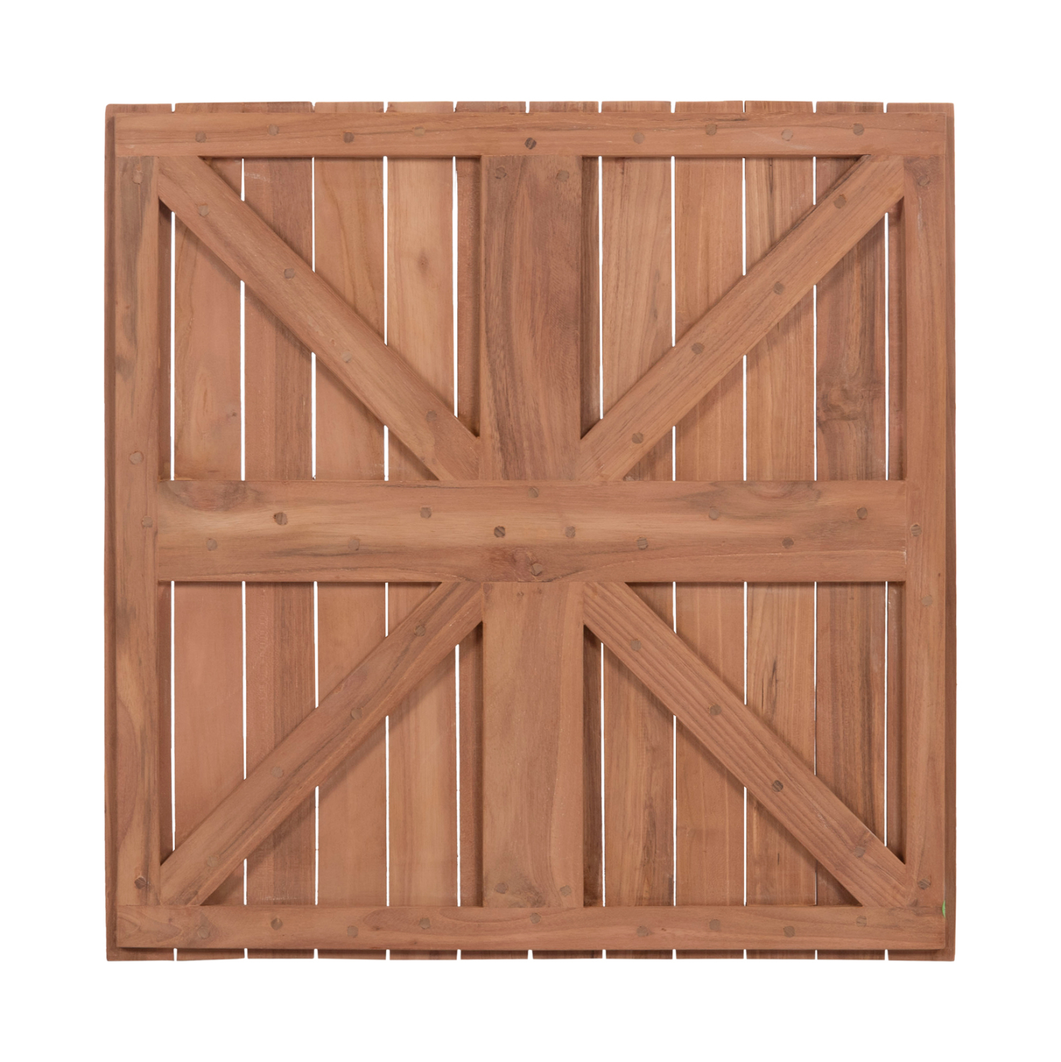 ΕΠΙΦΑΝΕΙΑ ΤΡΑΠΕΖΙΟΥ ΤΕΤΡΑΓΩΝΗ HM18135 ΞΥΛΟ TEAK–ΦΥΣΙΚΟ 60x60x4(πάχος)εκ.