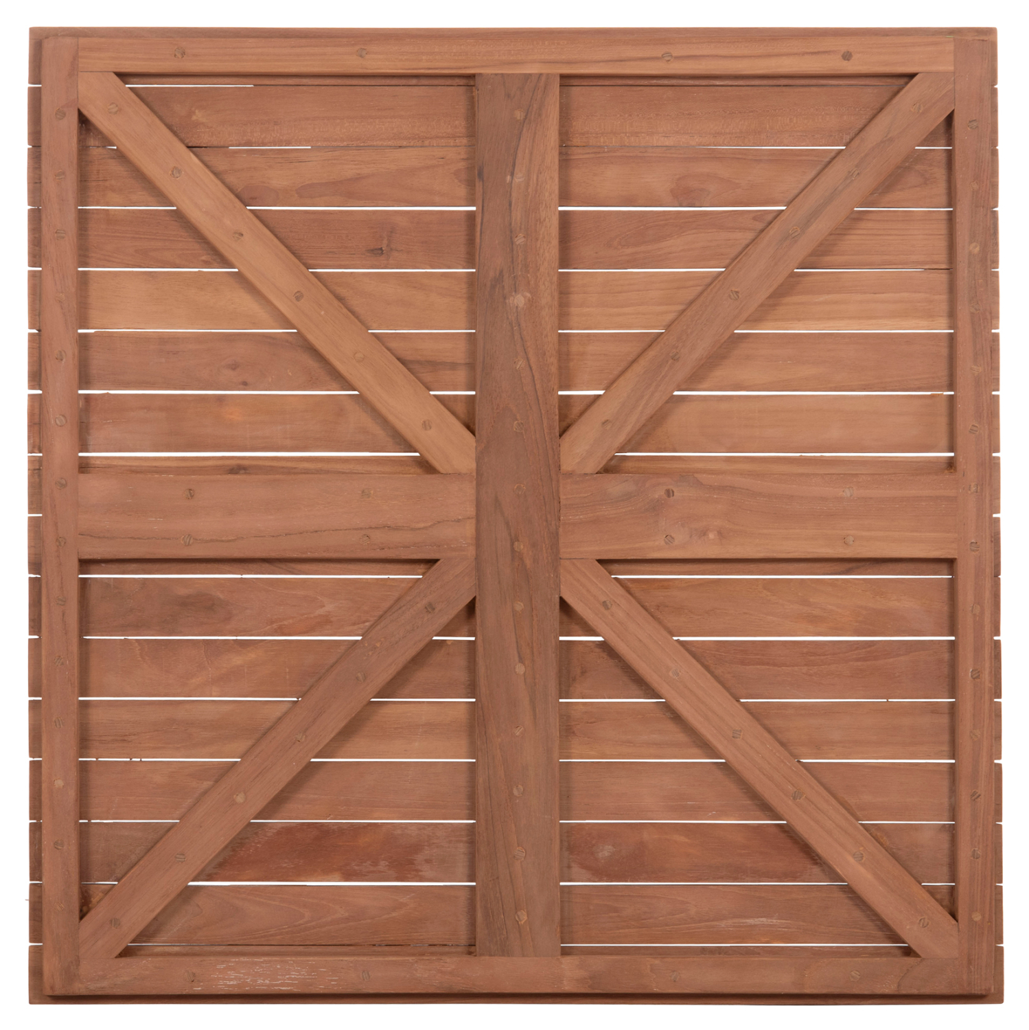ΕΠΙΦΑΝΕΙΑ ΤΡΑΠΕΖΙΟΥ ΤΕΤΡΑΓΩΝΗ HM18137 ΞΥΛΟ TEAK–ΦΥΣΙΚΟ 80x80x4(πάχος)εκ.