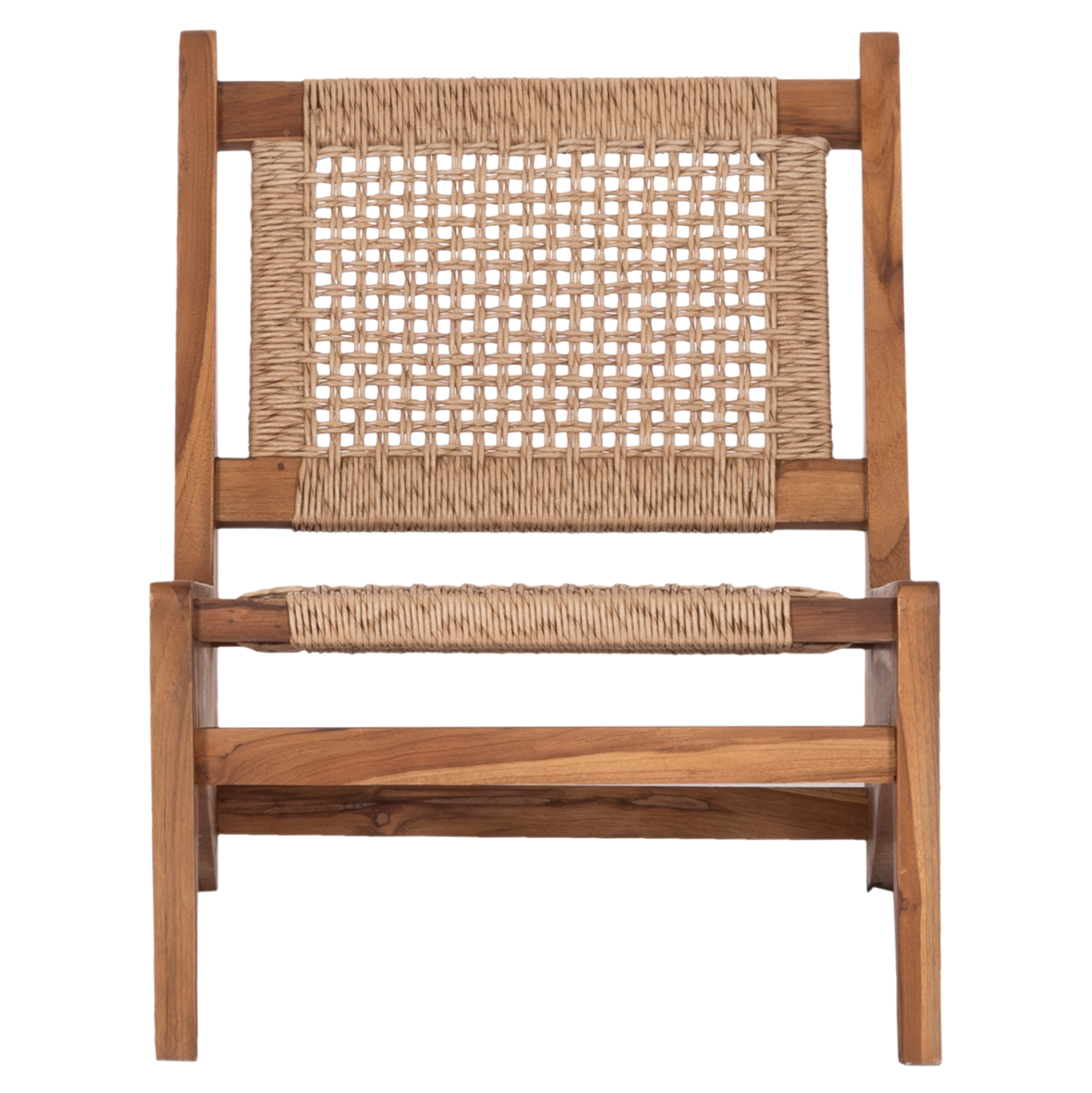 ΚΑΡΕΚΛΑ LOUNGE LUKILLA HM9913 ΞΥΛΟ TEAK ΣΕ ΦΥΣΙΚΟ–ΣΥΝΘ.ΣΧΟΙΝΙ ΜΠΕΖ 55,5x74x65Υεκ.