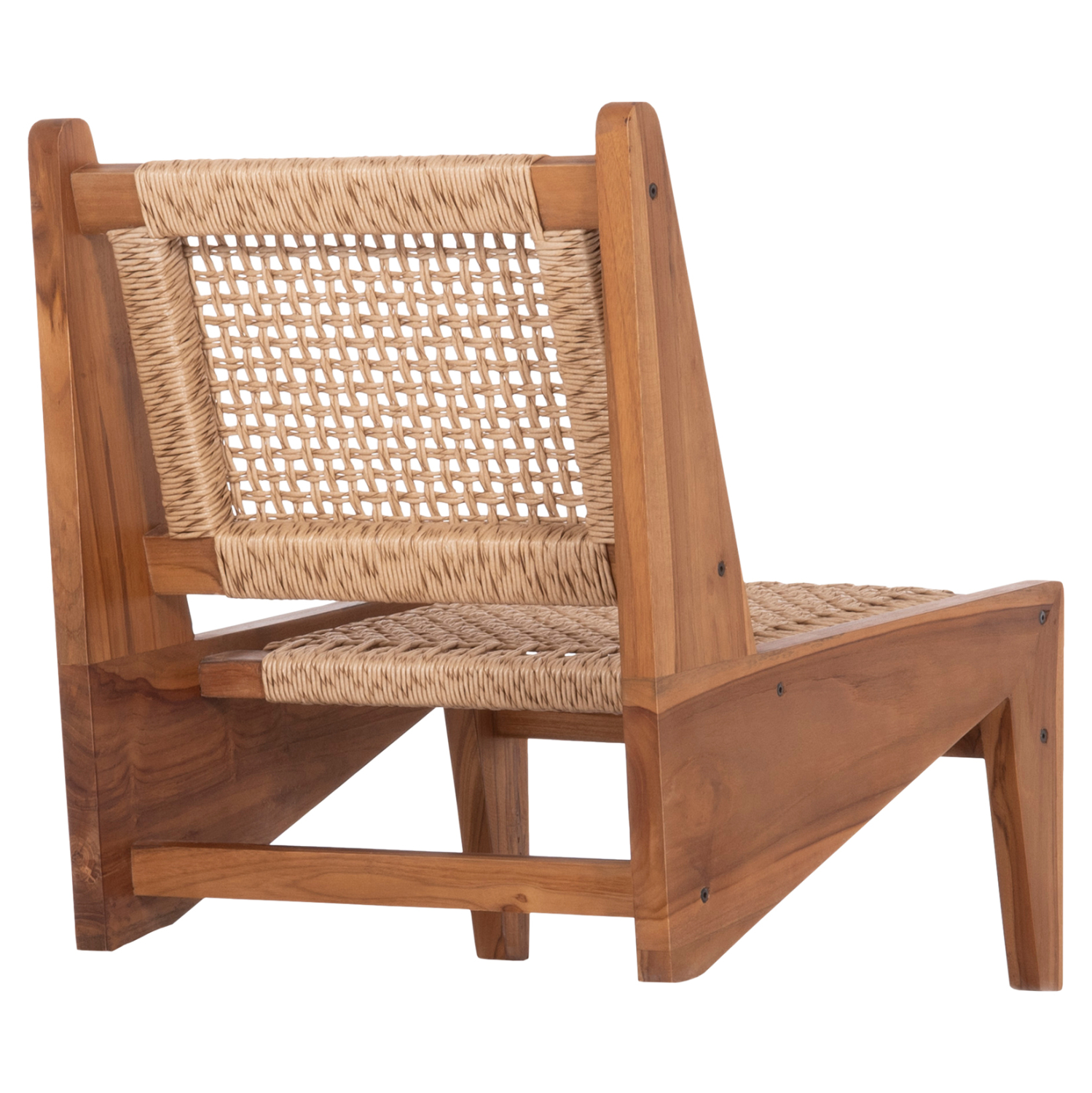 ΚΑΡΕΚΛΑ LOUNGE LUKILLA HM9913 ΞΥΛΟ TEAK ΣΕ ΦΥΣΙΚΟ–ΣΥΝΘ.ΣΧΟΙΝΙ ΜΠΕΖ 55,5x74x65Υεκ.
