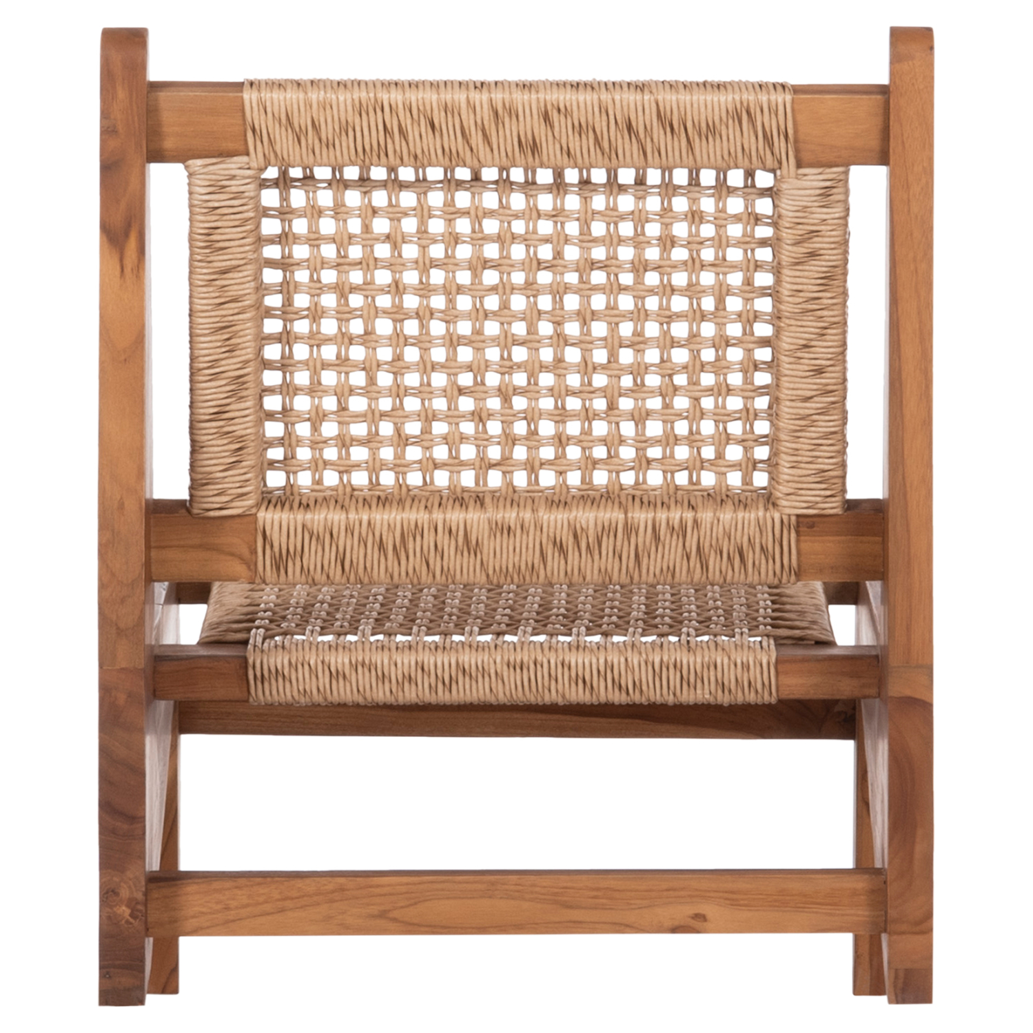 ΚΑΡΕΚΛΑ LOUNGE LUKILLA HM9913 ΞΥΛΟ TEAK ΣΕ ΦΥΣΙΚΟ–ΣΥΝΘ.ΣΧΟΙΝΙ ΜΠΕΖ 55,5x74x65Υεκ.