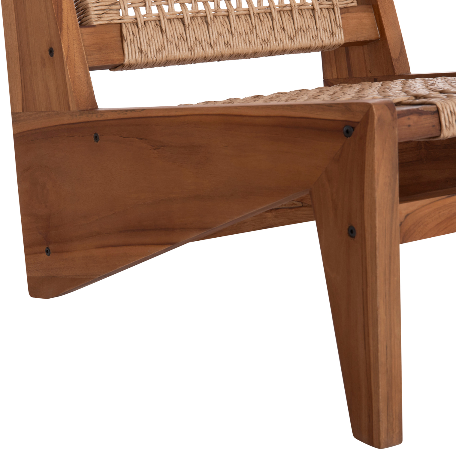 ΚΑΡΕΚΛΑ LOUNGE LUKILLA HM9913 ΞΥΛΟ TEAK ΣΕ ΦΥΣΙΚΟ–ΣΥΝΘ.ΣΧΟΙΝΙ ΜΠΕΖ 55,5x74x65Υεκ.