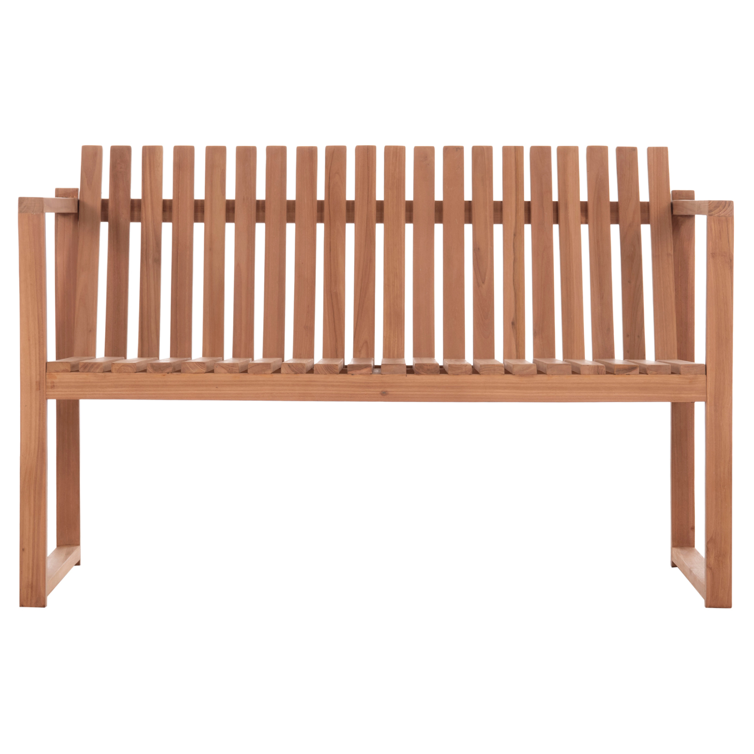 ΠΑΓΚΑΚΙ ΚΗΠΟΥ 2ΘΕΣΙΟ VED HM18124 ΞΥΛΟ TEAK–ΦΥΣΙΚΟ ΧΡΩΜΑ 130x60x86Υεκ.
