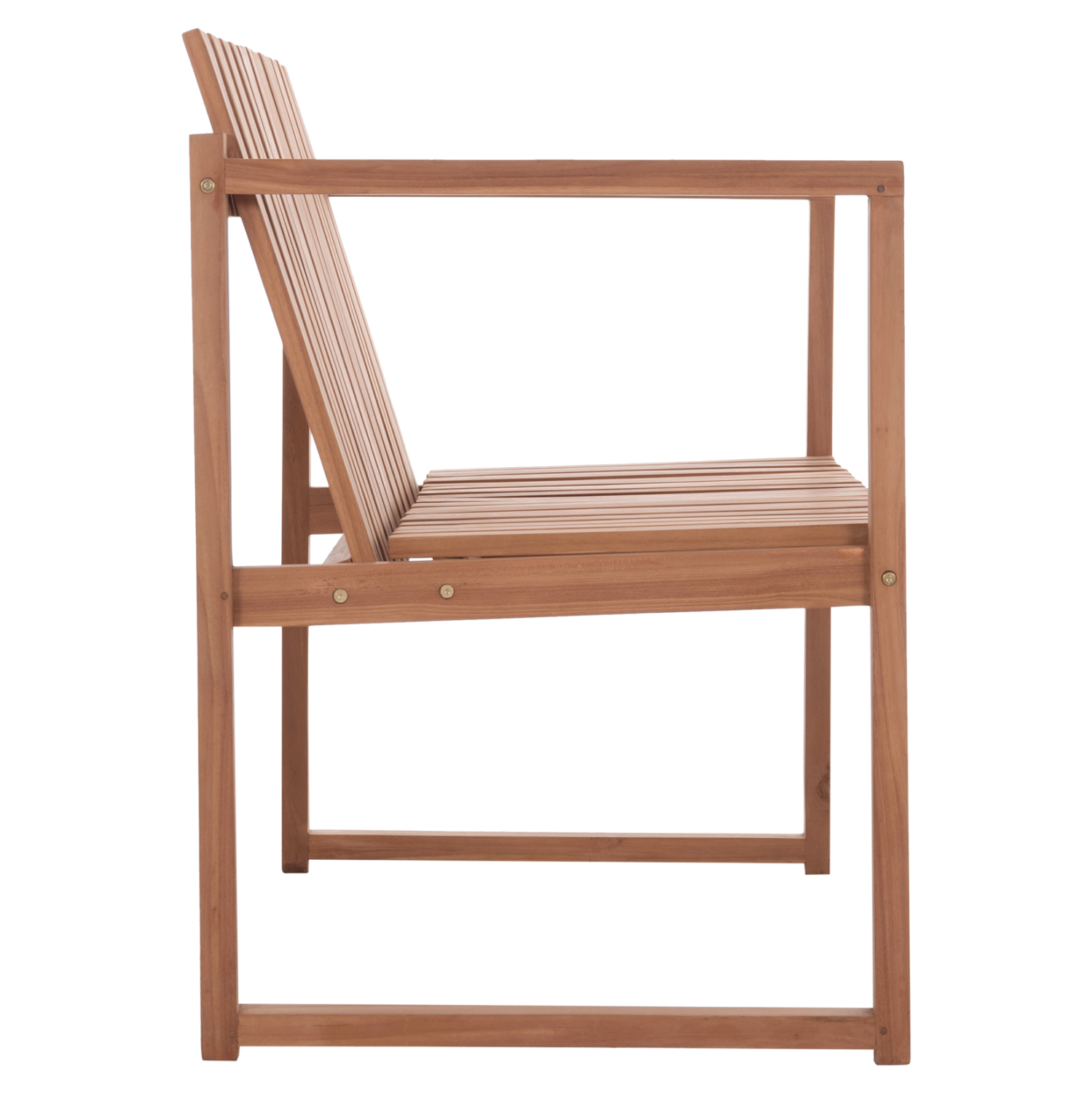 ΠΑΓΚΑΚΙ ΚΗΠΟΥ 2ΘΕΣΙΟ VED HM18124 ΞΥΛΟ TEAK–ΦΥΣΙΚΟ ΧΡΩΜΑ 130x60x86Υεκ.