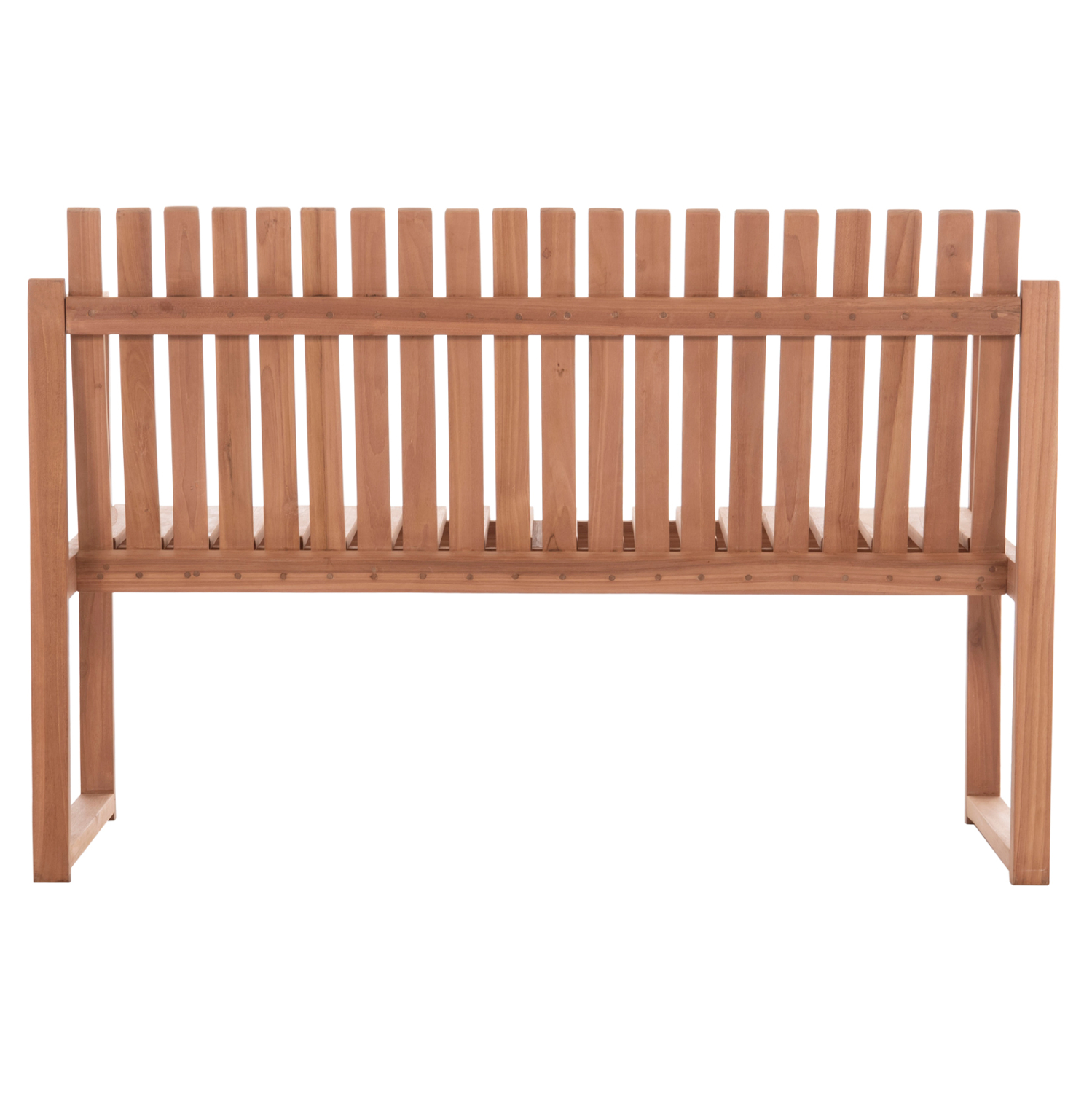 ΠΑΓΚΑΚΙ ΚΗΠΟΥ 2ΘΕΣΙΟ VED HM18124 ΞΥΛΟ TEAK–ΦΥΣΙΚΟ ΧΡΩΜΑ 130x60x86Υεκ.