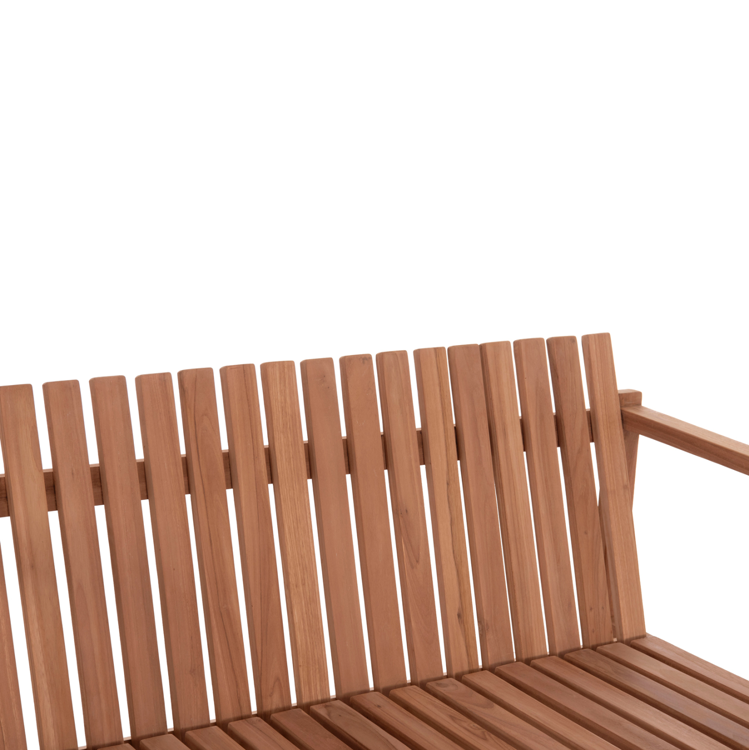 ΠΑΓΚΑΚΙ ΚΗΠΟΥ 2ΘΕΣΙΟ VED HM18124 ΞΥΛΟ TEAK–ΦΥΣΙΚΟ ΧΡΩΜΑ 130x60x86Υεκ.