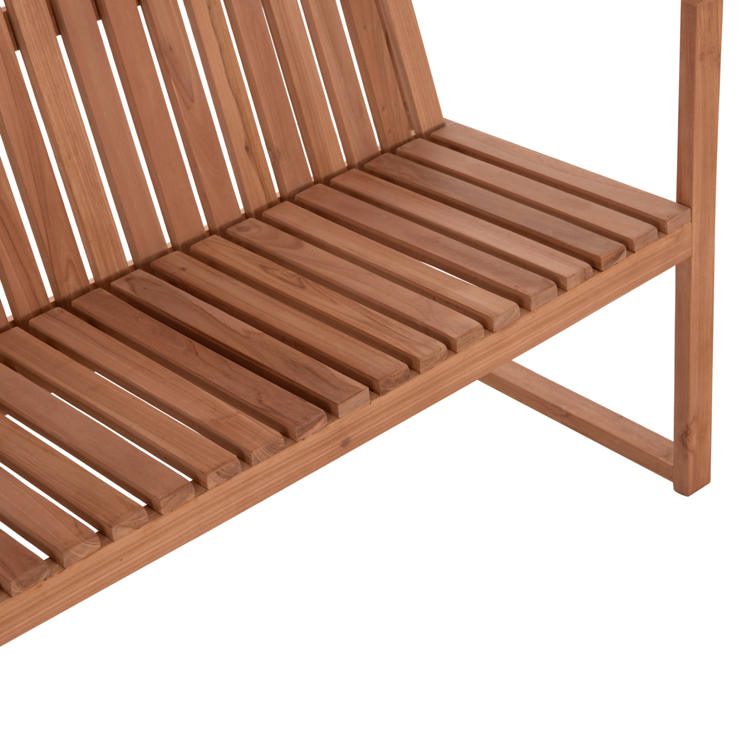 ΠΑΓΚΑΚΙ ΚΗΠΟΥ 2ΘΕΣΙΟ VED HM18124 ΞΥΛΟ TEAK–ΦΥΣΙΚΟ ΧΡΩΜΑ 130x60x86Υεκ.