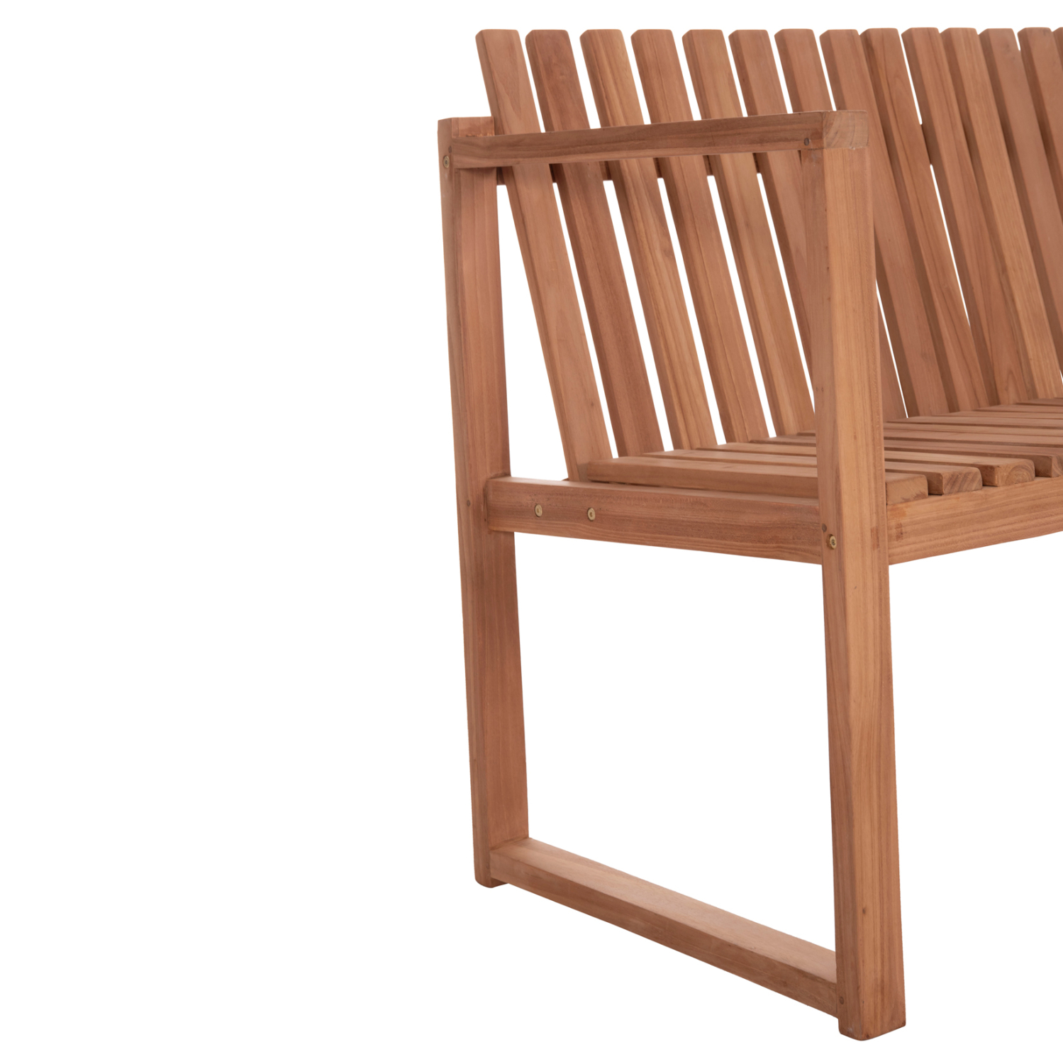 ΠΑΓΚΑΚΙ ΚΗΠΟΥ 2ΘΕΣΙΟ VED HM18124 ΞΥΛΟ TEAK–ΦΥΣΙΚΟ ΧΡΩΜΑ 130x60x86Υεκ.