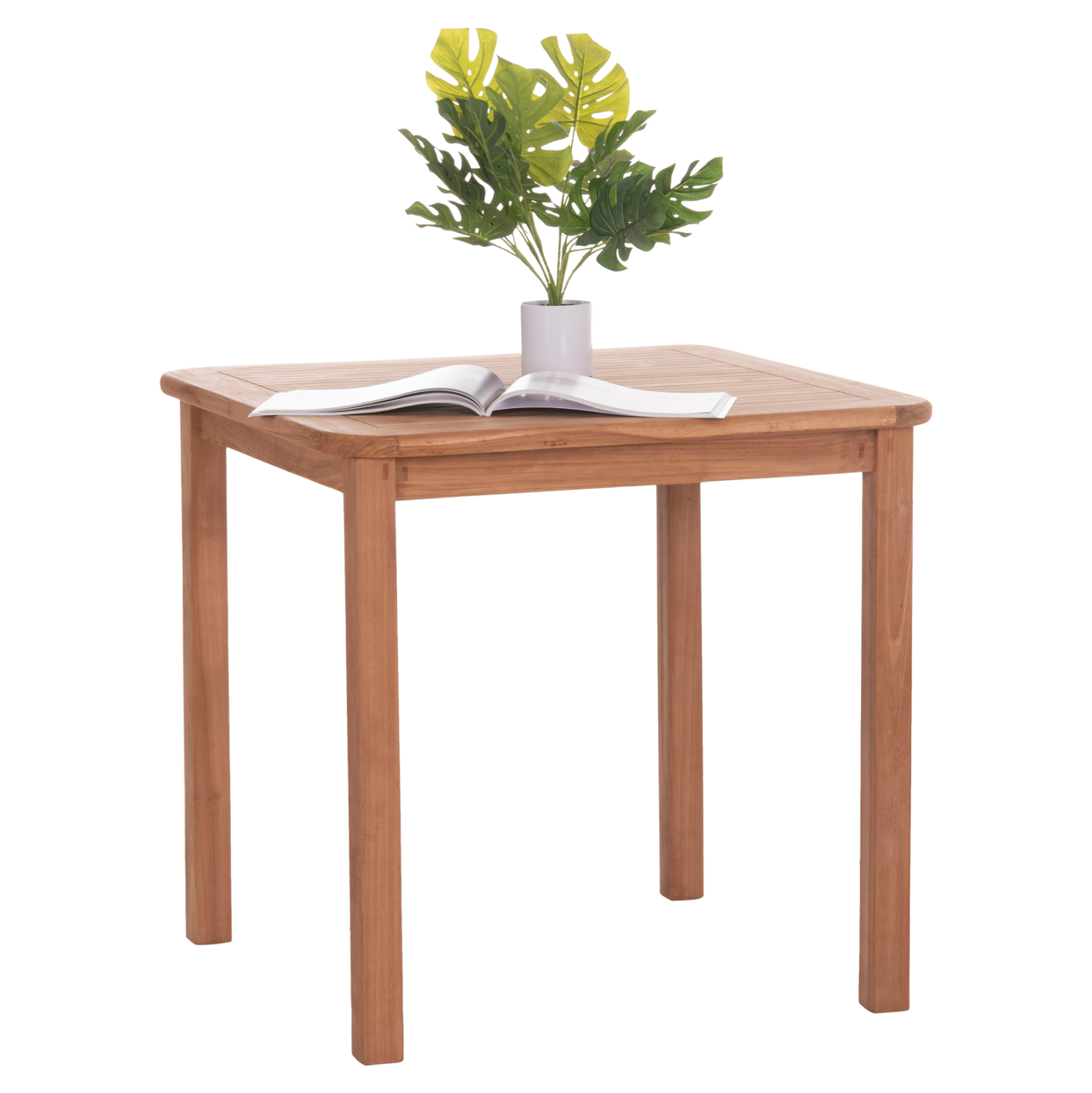ΤΡΑΠΕΖΙ ΤΕΤΡΑΓΩΝΟ PRESSCOT HM18122 ΞΥΛΟ TEAK–ΦΥΣΙΚΟ 80x80x76Υεκ.