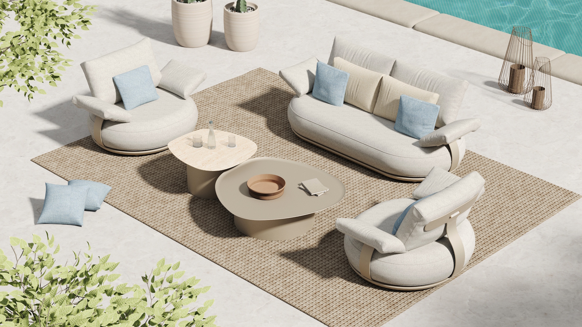 Calla-2 Lounge Set (207020)