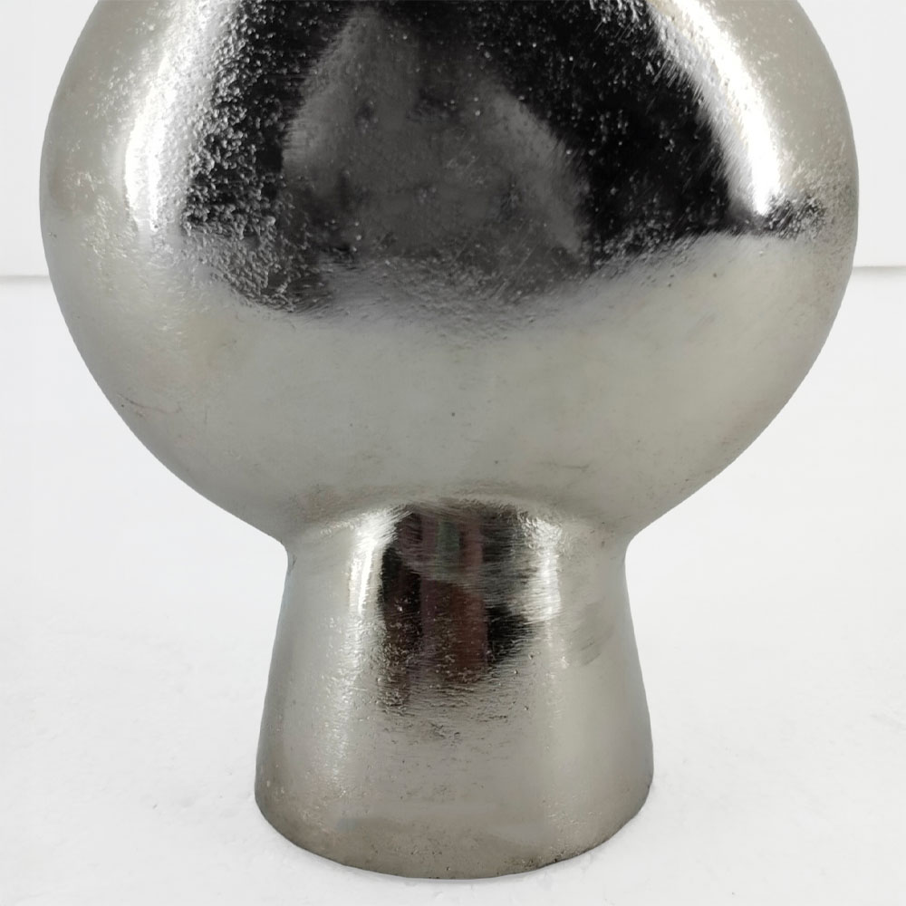 DOTO ΒΑΖΟ 16x8x18 ΑΛΟΥΜΙΝΙΟ SILVER NICKEL