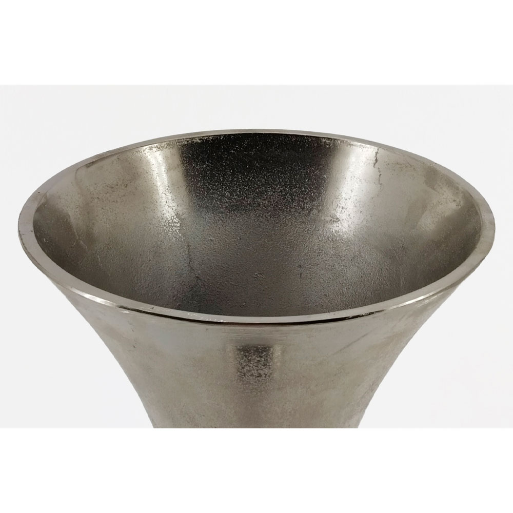 LUXOR ΒΑΖΟ 23x23x50 ΑΛΟΥΜΙΝΙΟ SILVER NICKEL